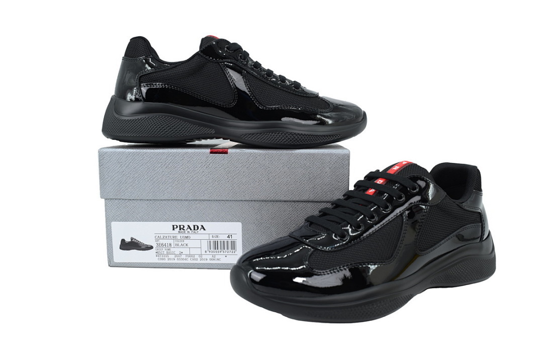 FC God Batch Prada Black Patent & Mesh