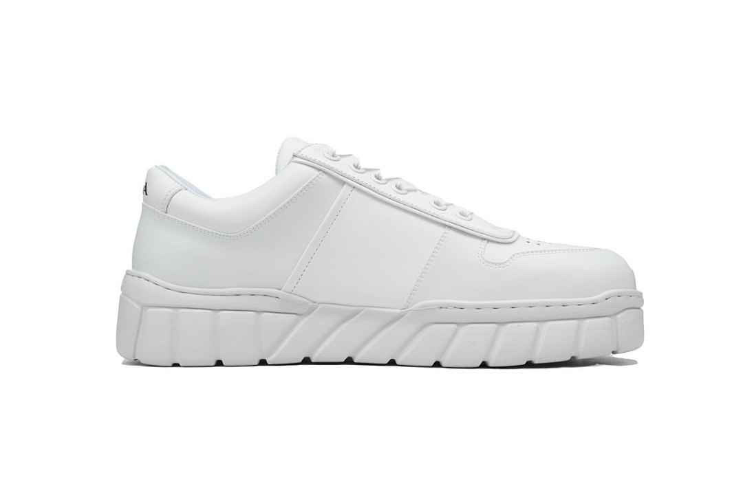 FC God Batch Prada White Tread Sole Low-Top