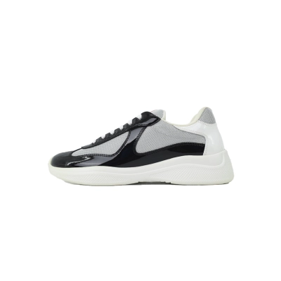 FC God Batch Prada Black Patent & Grey Mesh 01