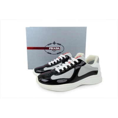 FC God Batch Prada Black Patent & Grey Mesh 02