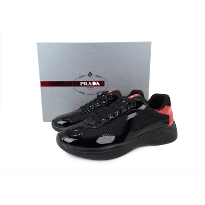 FC God Batch Prada Black Red Patent & Mesh  02