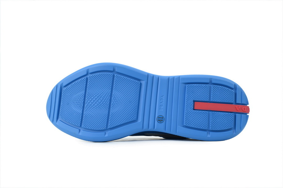 FC God Batch Prada Bright Blue Leather & Mesh 
