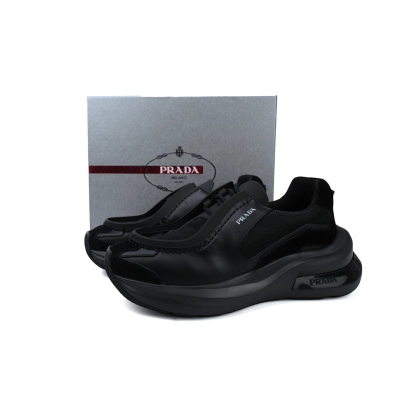 FC God Batch Prada All Black Chunky Sneakers 02