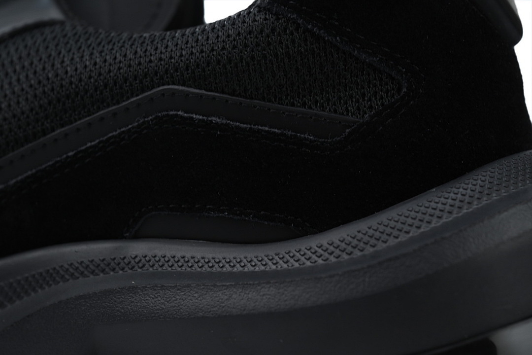 FC God Batch Prada All Black Chunky Sneakers