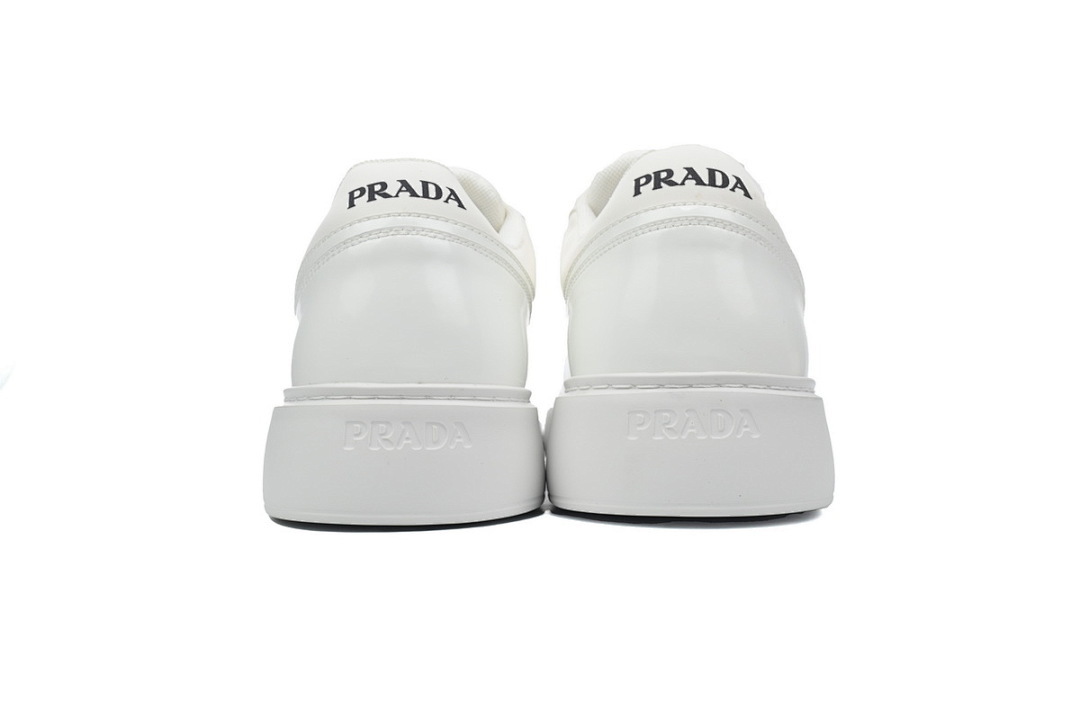 FC God Batch Prada White Leather Low-Top