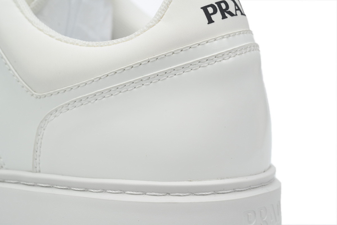 FC God Batch Prada White Leather Low-Top