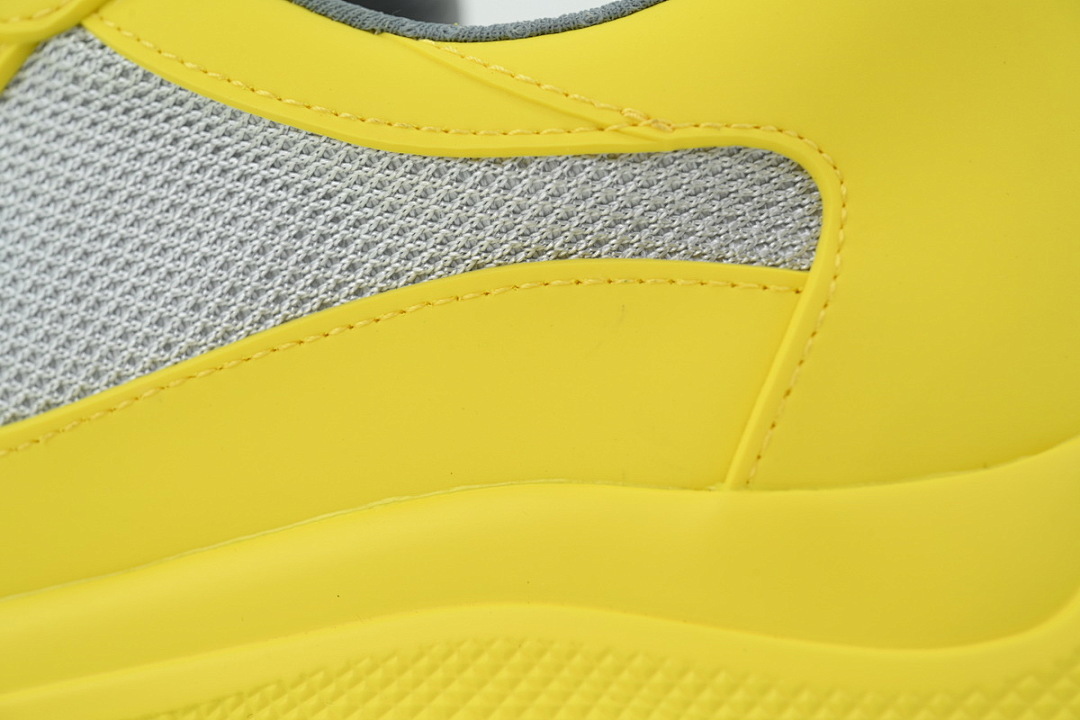 FC God Batch PPrada Yellow Leather & Mesh