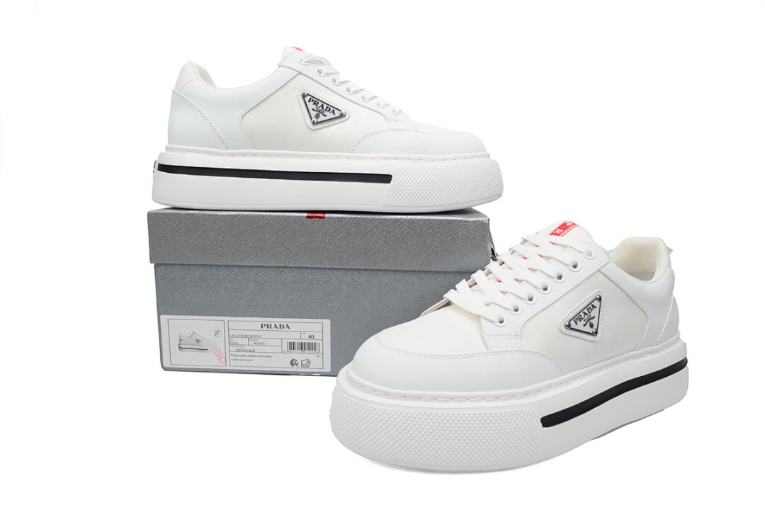 FC God Batch Prada White & Black Platform