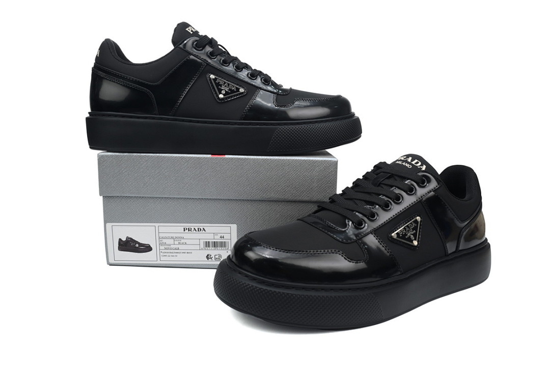 FC God Batch Prada Triangle Logo Black Chunky 
