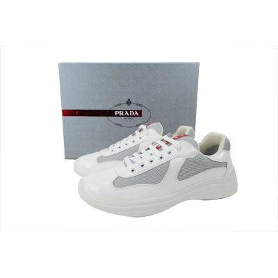FC God Batch Prada White Patent & Grey Mesh 02
