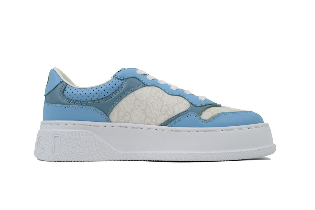 FC God Batch Gucci Light Blue & Beige GG Platform