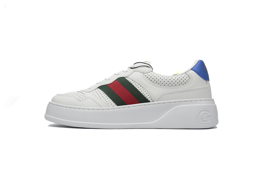 FC God Batch Gucci White Leather Chunky Low-Top 