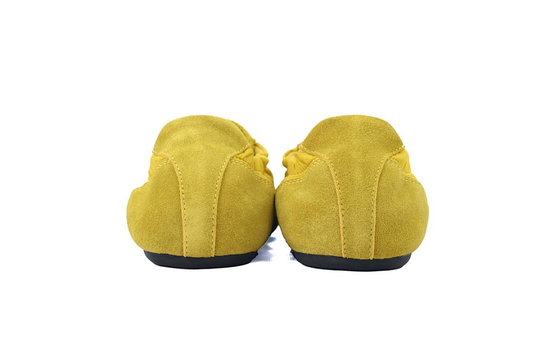 FC God Batch Prada Yellow Low-Top Sneakers —Bold & Vibrant Style