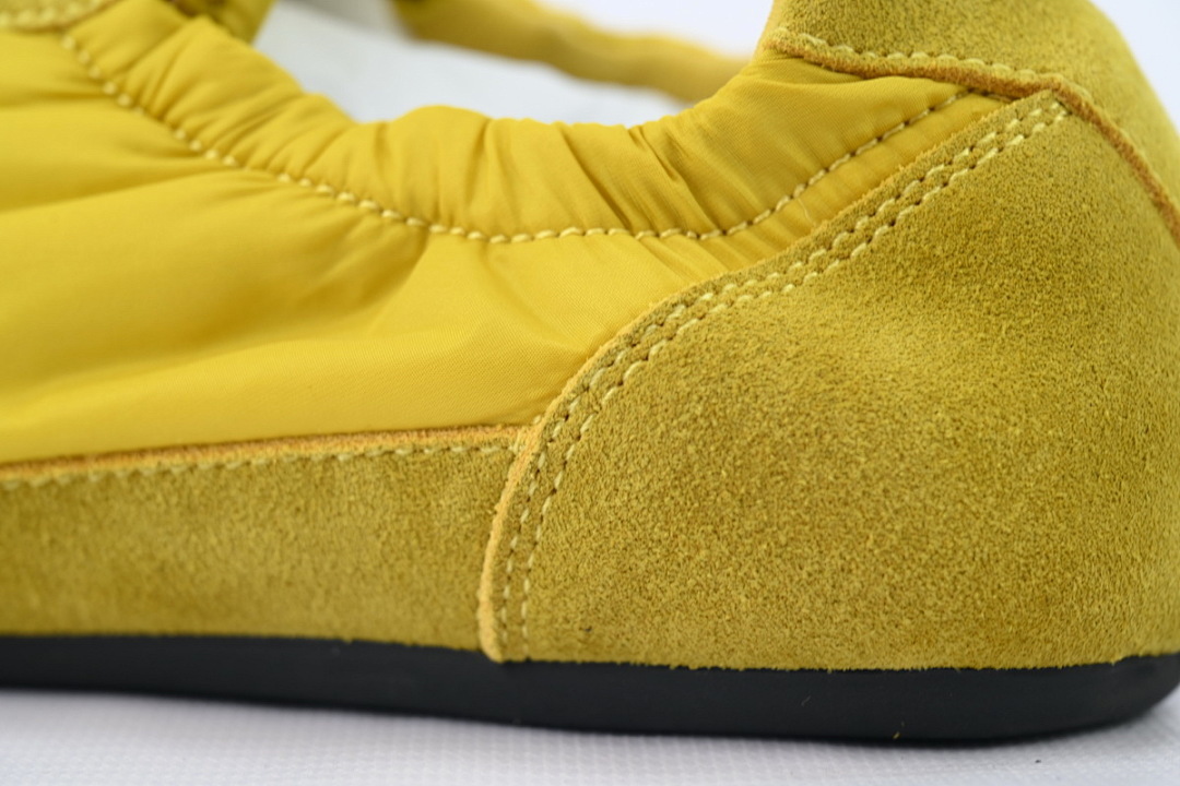 FC God Batch Prada Yellow Low-Top Sneakers —Bold & Vibrant Style