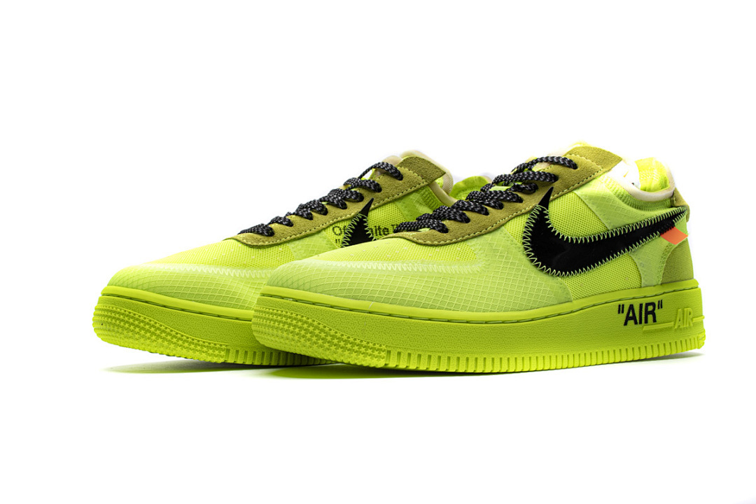  FC God Batch Nike Air Force 1 Low Off-White Volt AO4606-700