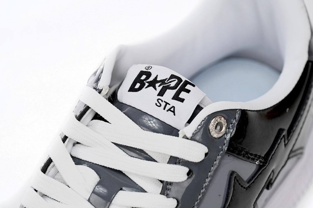 A Bathing Ape Bape Sta Low Black Grey Baolan 1H20 191 046 