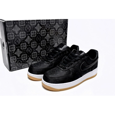  Fragment Design x CLOT x Nike Air Force 1 Low Black Silk CZ3986-001 02