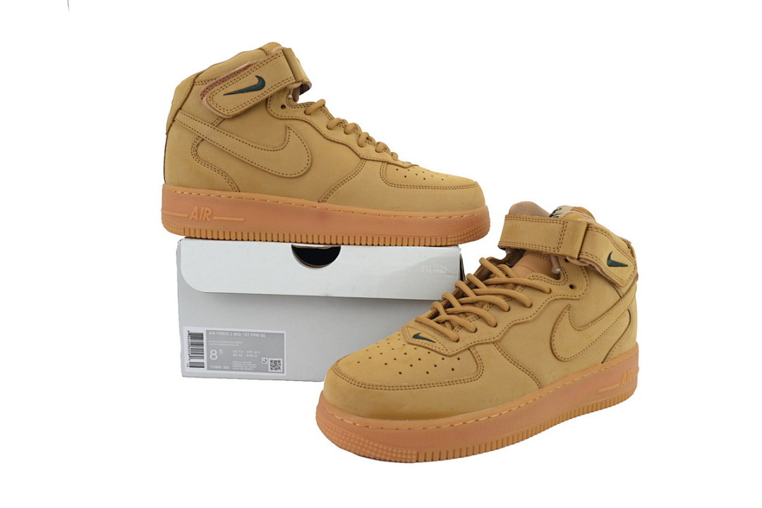 Nike Air Force 1 Mid '07 PRM QS 'Flax' 715889-200 