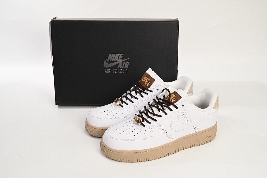 Nike Air Force 1 Low White Light Drown FV3700-112 