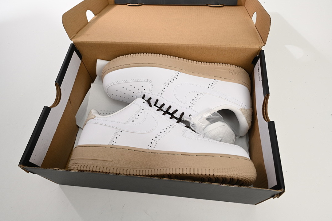 Nike Air Force 1 Low White Light Drown FV3700-112 