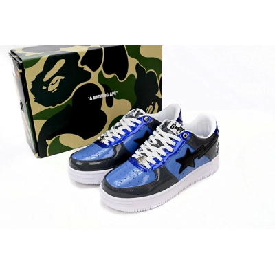  A Bathing Ape Bape Sta Low Lnk Blue Mirror Surface 1H20 191 046 02