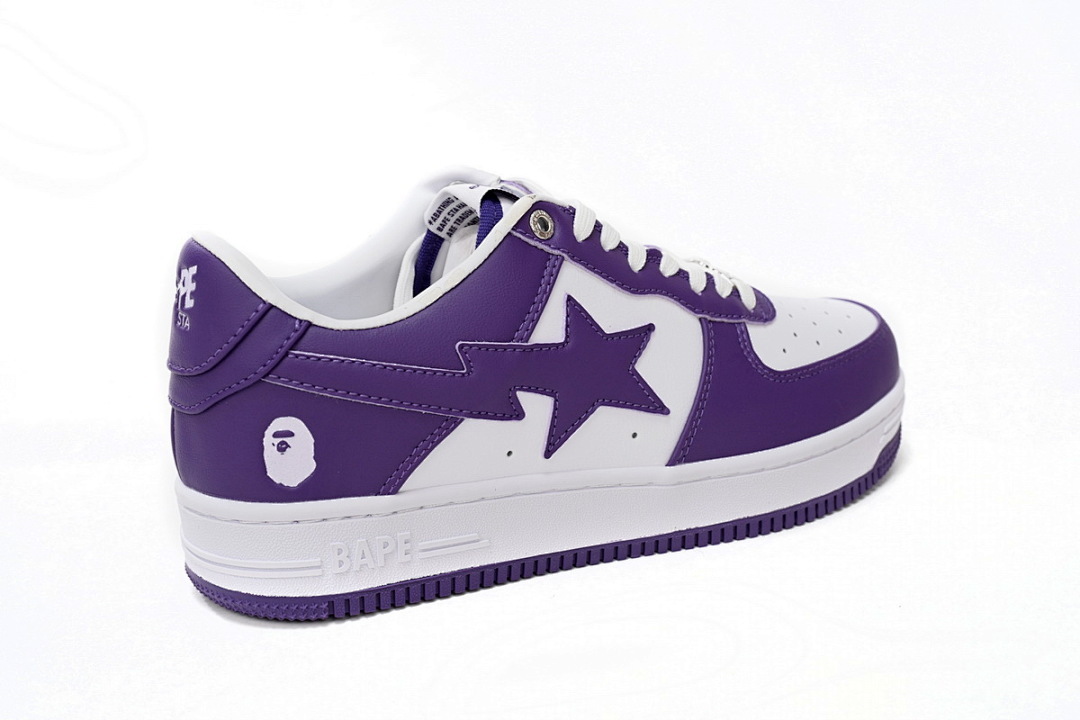 A Bathing Ape Bape Sta Low White Purple 1170 0191 007 