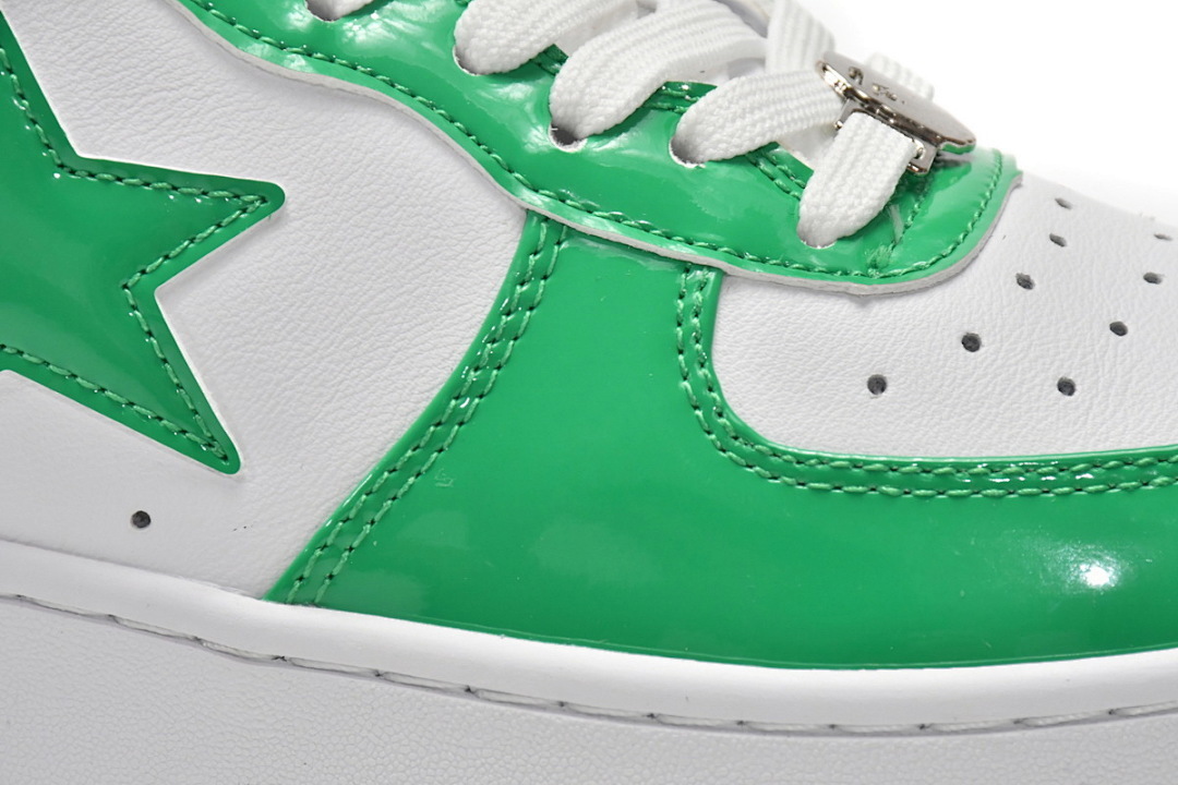  A Bathing Ape Bape Sta Low White Green 1H70-191-001