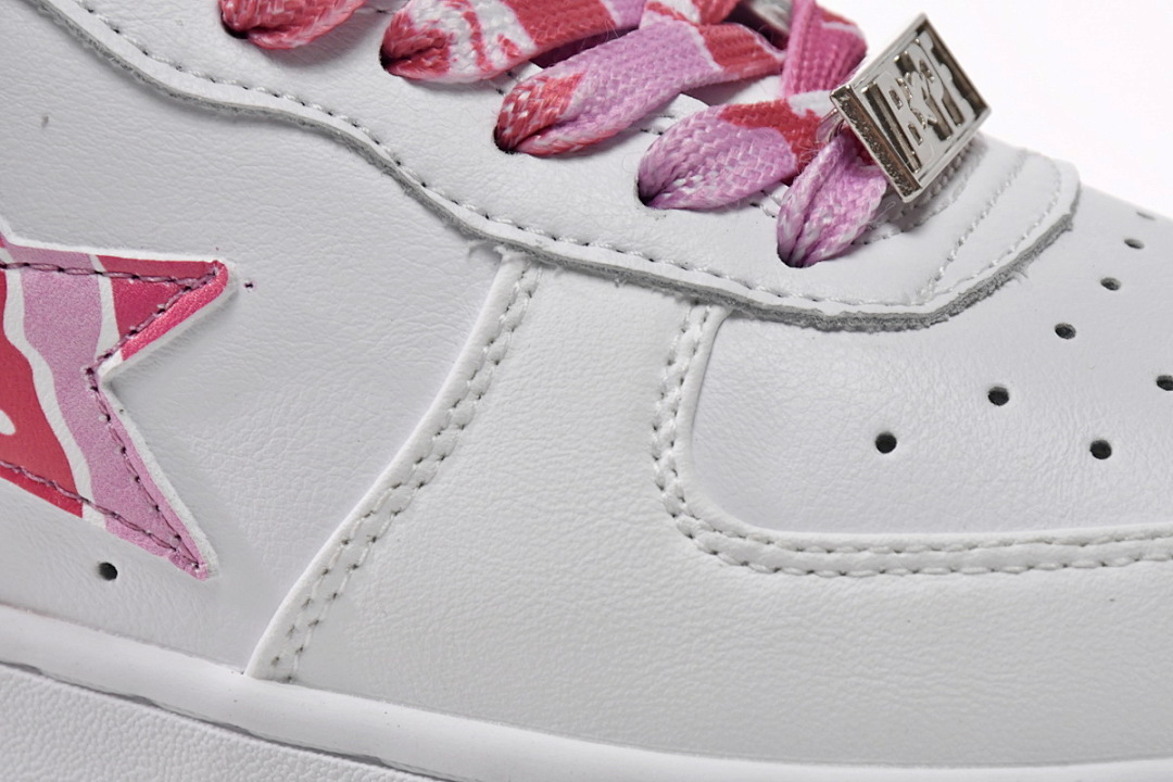 A Bathing Ape Bape Sta Low White Red Camouflage  1H20-191-045 