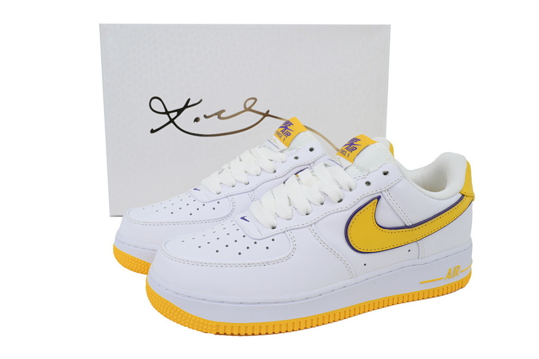 FC God Batch Kobe Bryant x Air Force 1 Low Retro QS 'Lakers Home'  FZ1151-100
