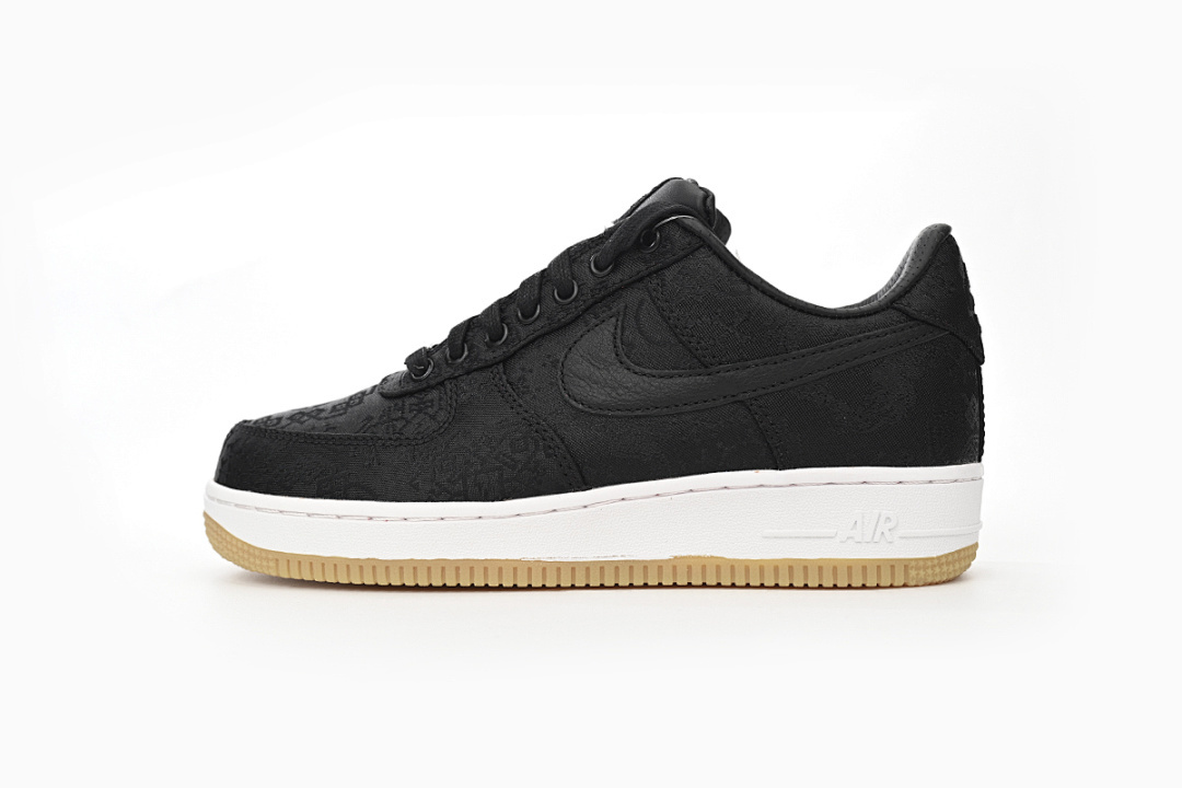 FC God Batch Fragment Design x CLOT x Nike Air Force 1 Low Black Silk CZ3986-001
