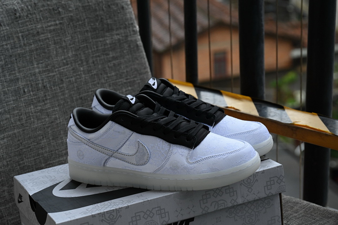 FC God Batch  CLOT x fragment x Nike Dunk Low Joint Names of Three FN0315-110