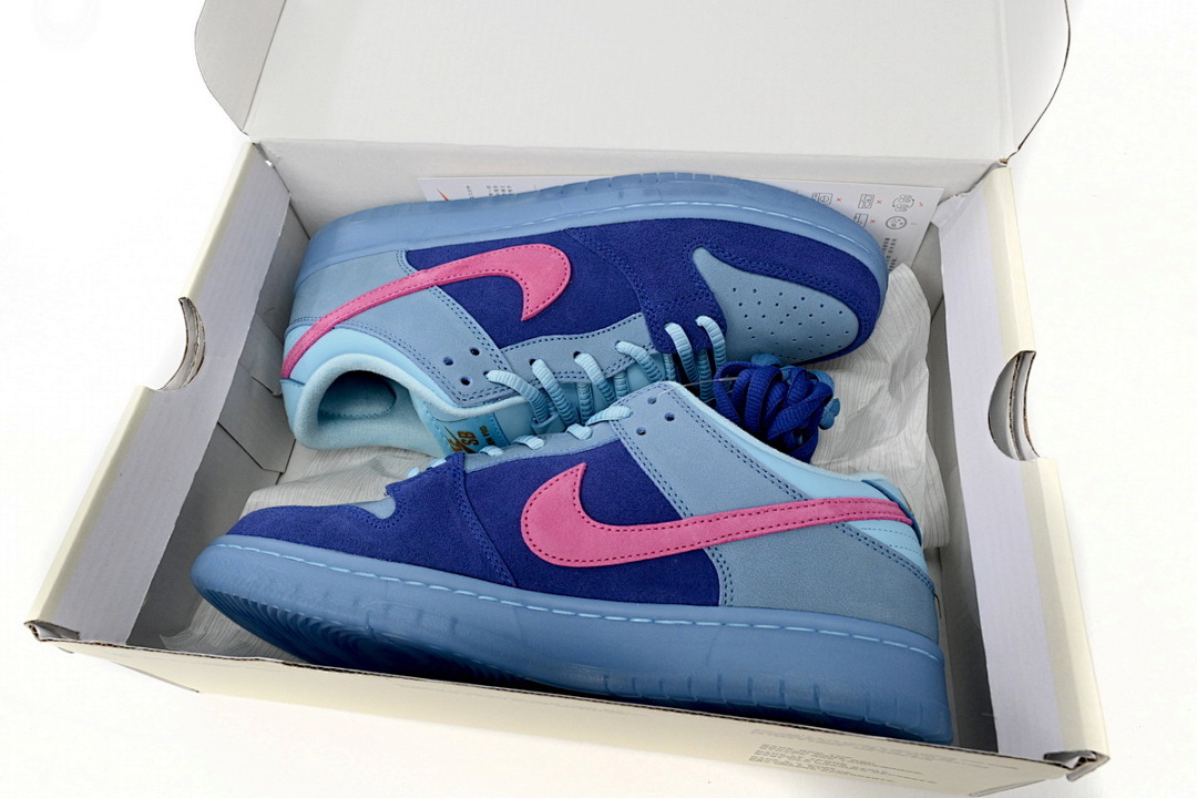 LJR Batch  Run The Jewels × Nike Dunk SB Low Blue Haired Monster DO9404-400