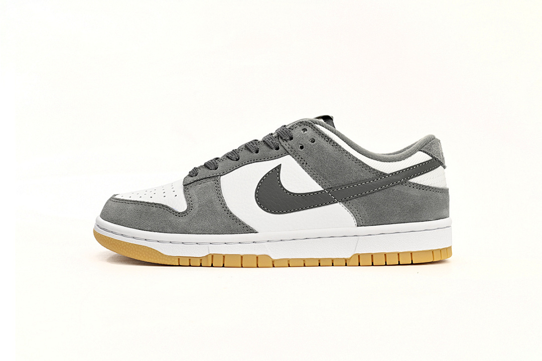 LJR Batch Nike Dunk Low White Gray Raw Rubber FV0389-100