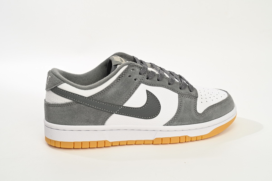LJR Batch Nike Dunk Low White Gray Raw Rubber FV0389-100