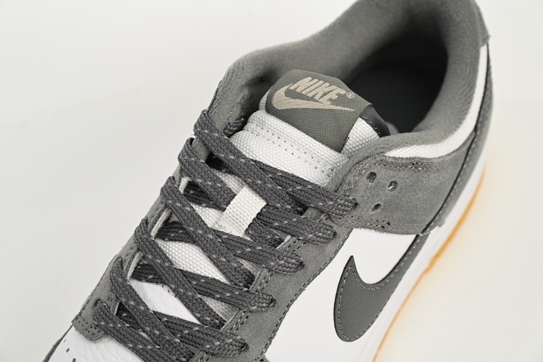 LJR Batch Nike Dunk Low White Gray Raw Rubber FV0389-100