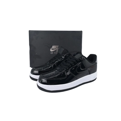 Nike Wmns Air Force 1 07 SE Premium 'Black Silver' AH-6827-001 02