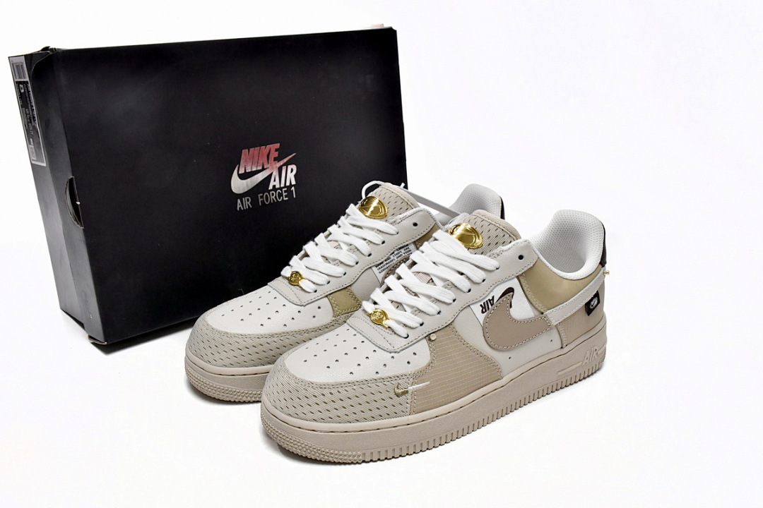  Nike Air Force 1 Low Tan Bling  DX6061-112
