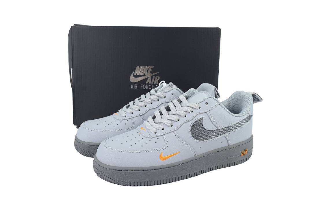 Nike Air Force 1 '07 'Wolf Grey Kumquat' DR0155-001 