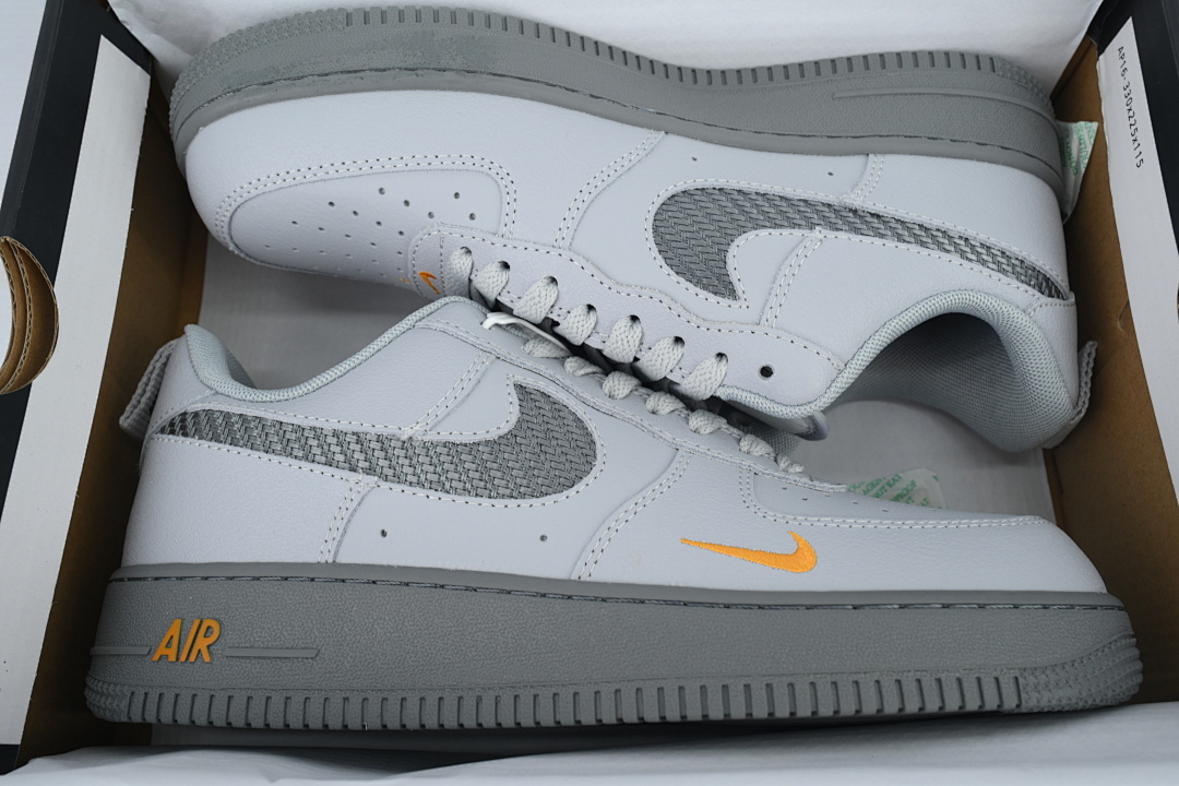 Nike Air Force 1 '07 'Wolf Grey Kumquat' DR0155-001 