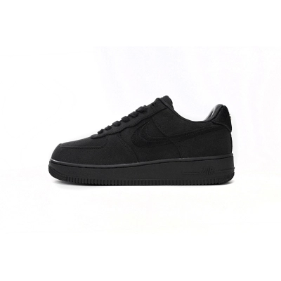 Stussy x Nike Air Force 1 Low “Black”CZ9084-001  01
