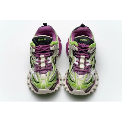  Balenciaga Track 2 Sneaker White Green Pink 568615 W2GN3 9199 02