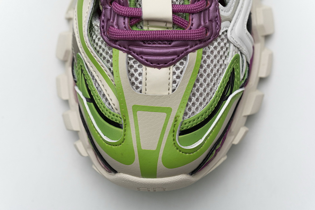  Balenciaga Track 2 Sneaker White Green Pink 568615 W2GN3 9199