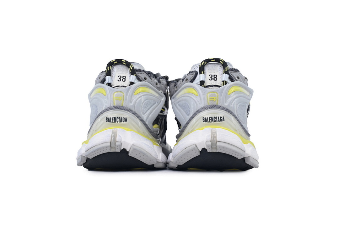  FC God Batch Balenciaga Runner Sneaker Grey Black Yellow 772767 W3RMU 1279