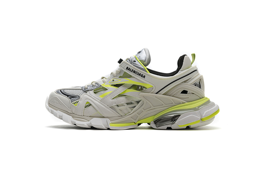  Balenciaga Track 2 Sneaker White Fluo Yellow 568515 W2ON3 9073