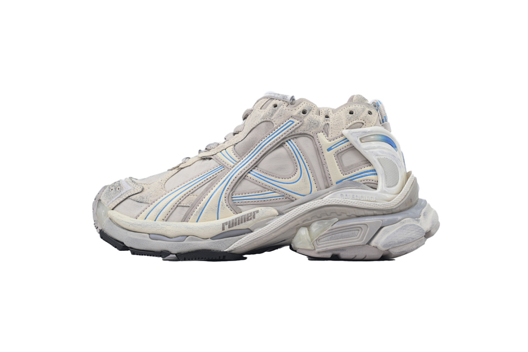FC God Batch  Balenciaga Runner Sneaker Brown Blue 772767 W3RNY 2240