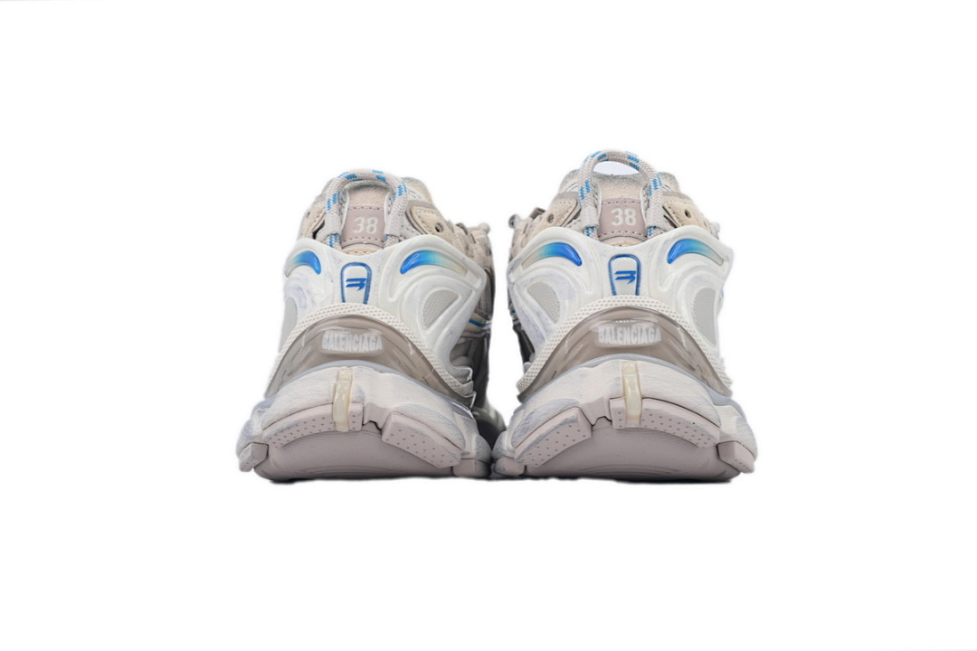FC God Batch  Balenciaga Runner Sneaker Brown Blue 772767 W3RNY 2240
