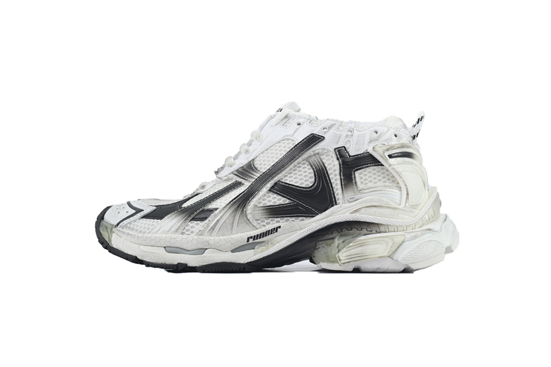 FC God Batch Balenciaga Runner Sneaker 'Gradient - White Black' 772774 WRUNG 9010 