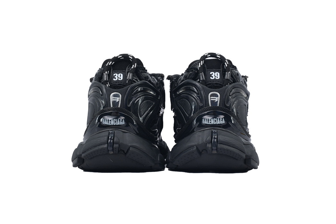 FC God Batch  Balenciaga Runner Sneaker All Black 772767 W3RNY 0135