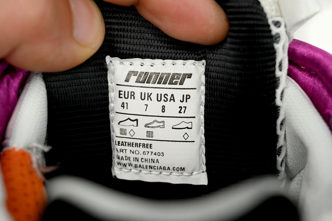FC God Batch Balenciaga Runner Silver Purple