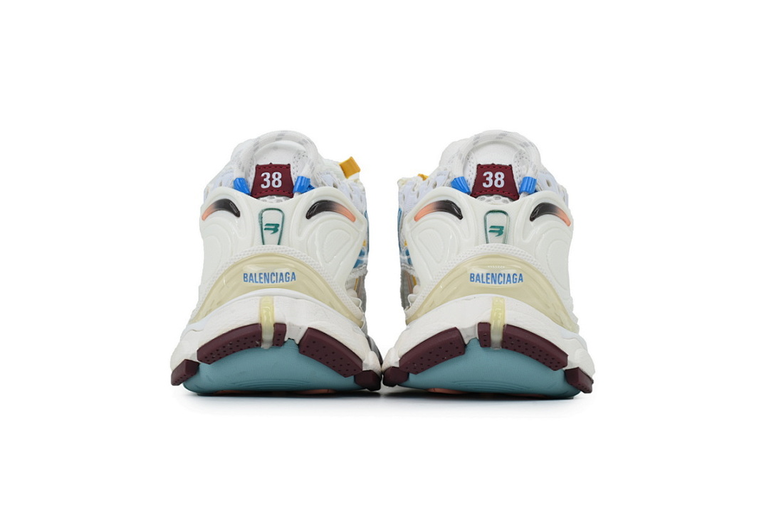 FC God Batch Balenciaga Runner Sneaker 'White Blue Yellow'